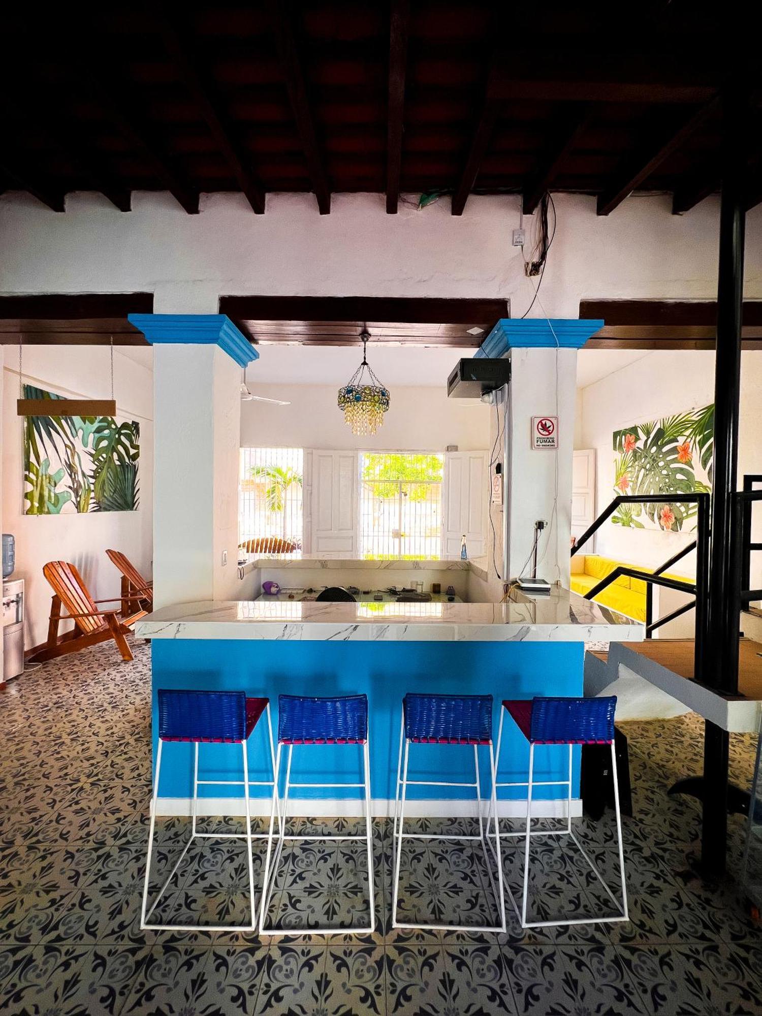 The Blue House Hostel Santa Marta  Esterno foto