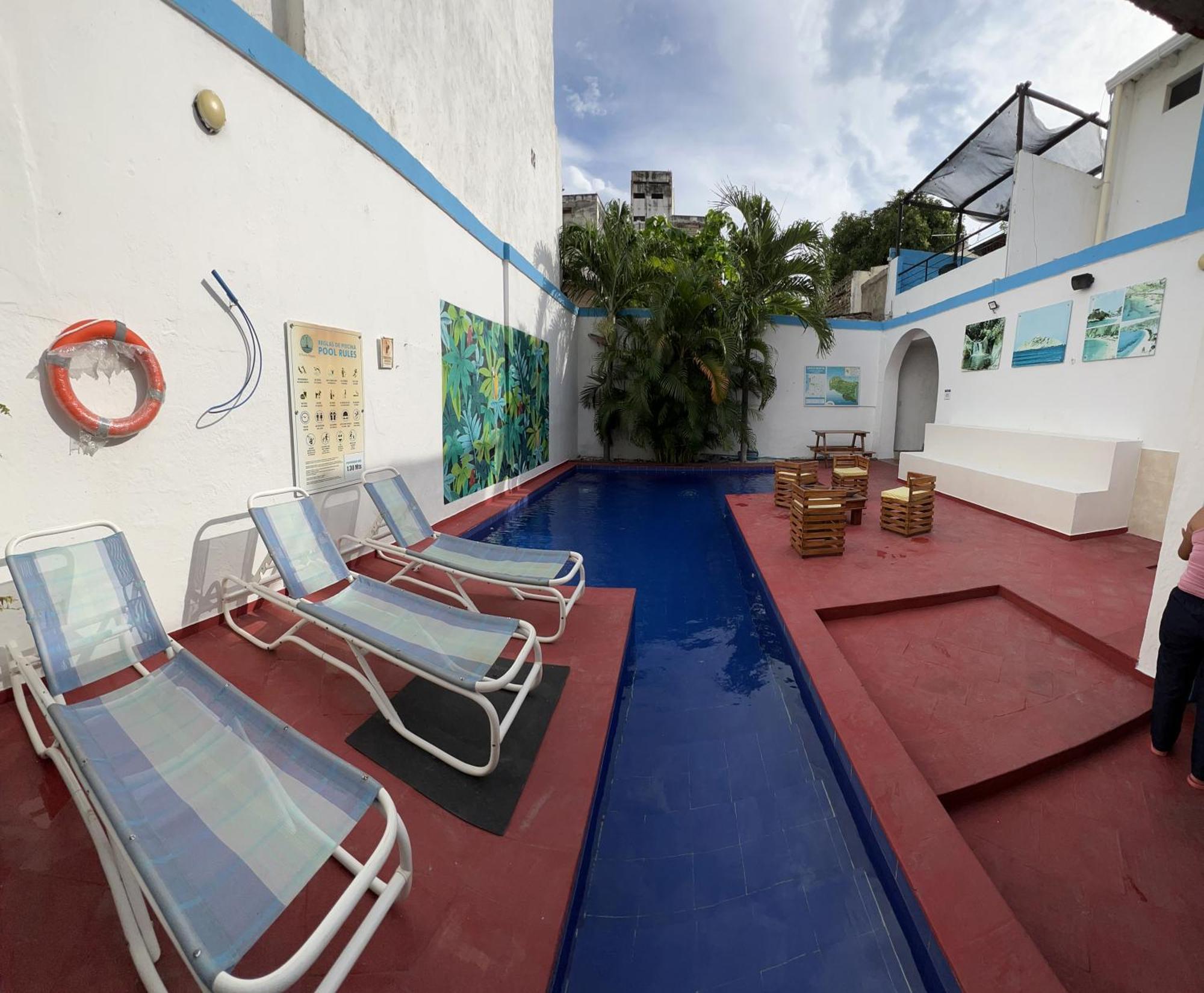 The Blue House Hostel Santa Marta  Esterno foto